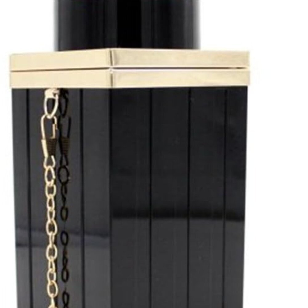 Women Acrylic Black Shape Evening Bags Purses Clutch